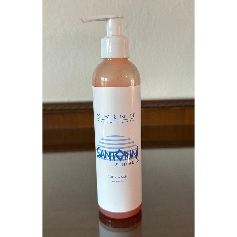 Skinn Dimitri James Santorini Sunsets Body Wash 8.5oz Sulfate Free Shower Gel